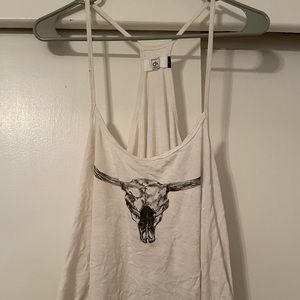 Skull strappy tank